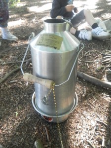 Storm Kettle for explorers to make Nettle tea